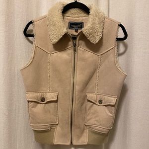 American Vintage Fur Suede Vest*